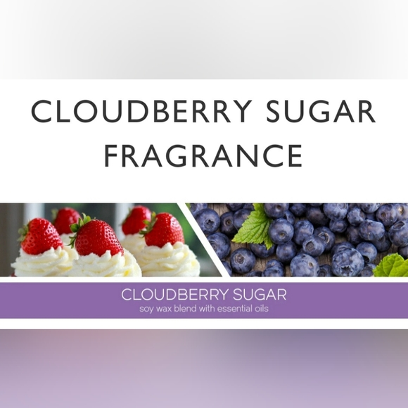 Goose Creek CLOUDBERRY SUGAR Large 3-Wick Candle, 14.5 oz - Picture 5 of 5